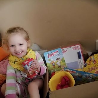 Kliknutím zvětšíte od maminky Ivetky: "Není nic hezciho, než vidět v jejich očích to štěstí a spokojenost 😊"