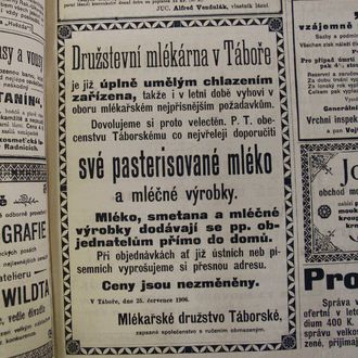 Inzerce v Českém Jihu 1906