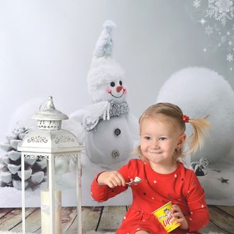 Od Lucie s dcerkou Eliškou: "Bez Lipánka jsme nedali ani vánoční focení :D" 