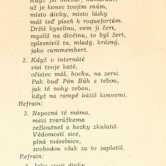 Kliknutím zvětšíte Stará mlékařská hymna